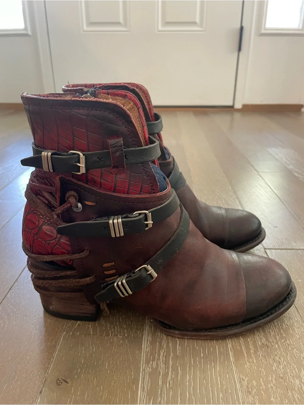 Freebird by Steven CRUE Leather Lace-Up Ankle Boots - Picture 4 of 11
